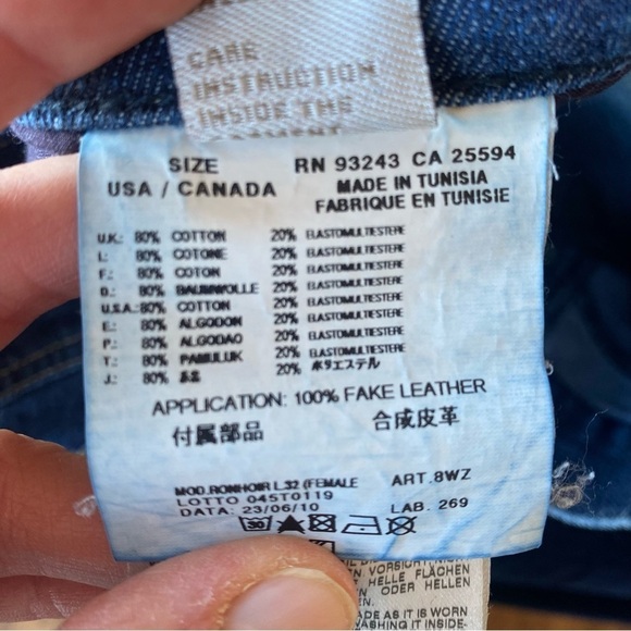 Diesel Ronhoir Regular Bootcut Stretch Dark Wash Jeans 31x32 - Picture 12 of 13